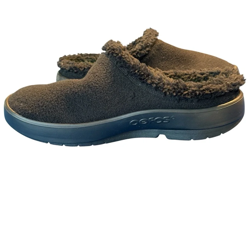 Oofos Oocoozie Mule Shoes Mens 9.5/EU 42.5 - Black - Picture 8 of 9